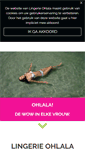 Mobile Screenshot of lingerie-ohlala.be